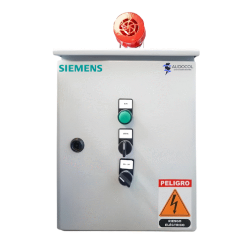 Tablero Siemens Arranque Directo | Aguas Negras / Eyectores | Una Bomba | 0.4 Hp | 110 Vac | Monofásico | AUD1B0.41DEM