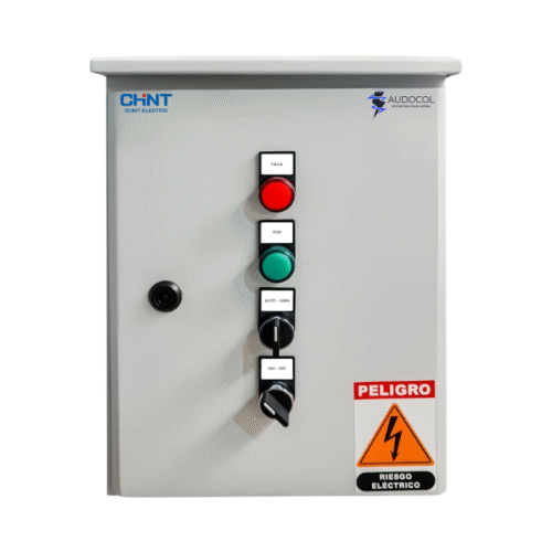 Tablero Chint Arranque Directo | Equipo de presión | Una bomba | 0.5 Hp | 110 Vac | Monofásico | AUD1B0.51DPM