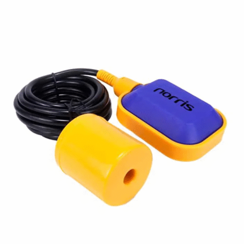 Flotador Eléctrico Norris | 110/220V | Monofásica | 16 Amp | TK-Alto / TK-Bajo | CABLE 3 MTS | IP68 | NRF3M16A