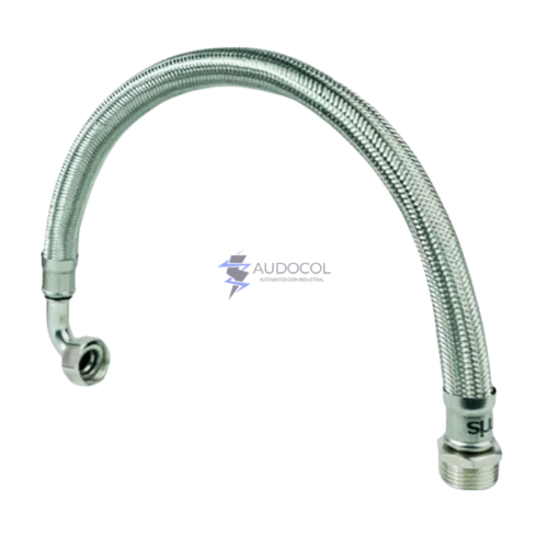 Manguera flexible Norris | Largo 100 cm | 1″M x 1″H | Acero Inoxidable | NRMF100C