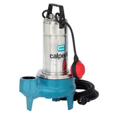 Electrobomba Calpeda | Sumergible | Aguas Negras | 1.5 Hp | Acero Inoxidable | 220 Vac | D 2″ | Monofásico | 8 MCA / 65 GPM | GQSM 50-13-60