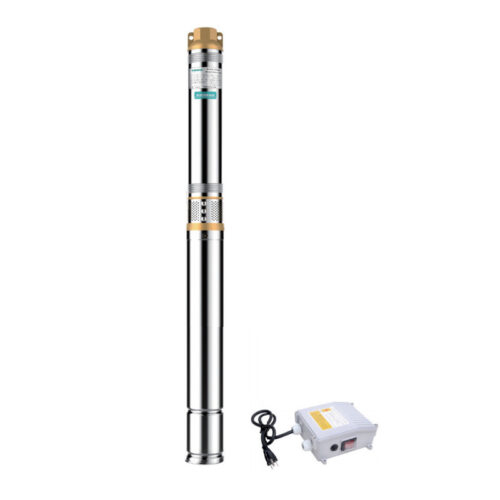 25S Electrobomba SHIMGE | Sumergible Pozo Profundo 3″ | 0.5 Hp | 110 Vac | Monofásico | D 1″ | Acero Inoxidable | 60 MCA / 50 LPM | 2.5SGm 1.5/16