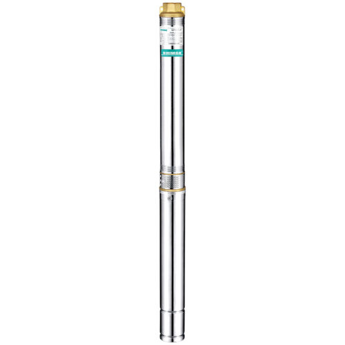 3SGM Electrobomba SHIMGE | Sumergible Pozo Profundo 3″ | 0.5 Hp | 110 Vac | Monofásico | D 1″ | Acero Inoxidable | 56 MCA / 55 LPM | 3SGm 2/9