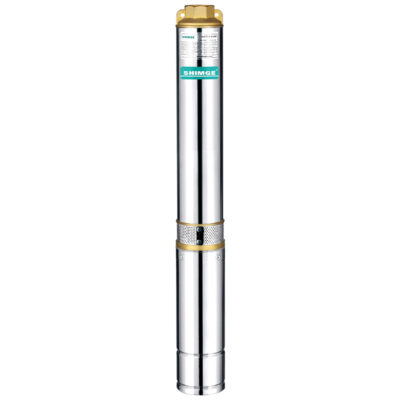 Electrobomba SHIMGE | Sumergible Pozo Profundo 4″ | 2 Hp | 220 Vac | Monofásico | D 2″ | Acero Inoxidable | 65 MCA / 200 LPM | 4SGm 8/7