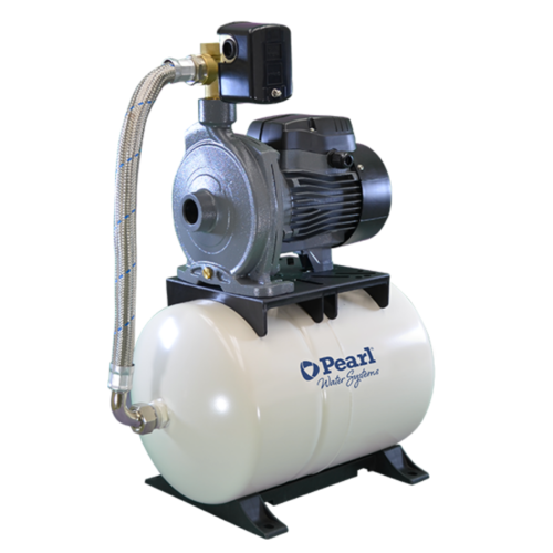 AQUAPRES CEP Sistema Hidroflo Pearl | Tanque Diafragma Horizontal 100 Litros | Electrobombas CEP 1.0 HP Hierro | CEP 10F16S