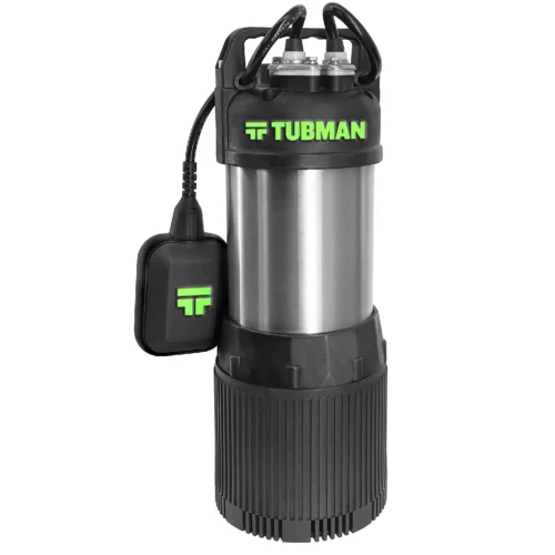 Motobomba Sumergible TUBMAN TM-S4 1 HP 127V | 62 LPM y 35 MCA para Cisternas