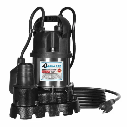 Motobomba Sumergible para Achique AQUA PAK SIGMA SIGMA250A (3/4 HP) - Audocol