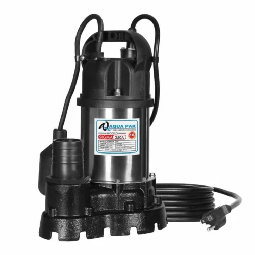 Motobomba Sumergible para Achique AQUA PAK SIGMA SIGMA350A (1 HP) - Audocol