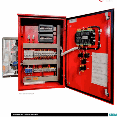 Tablero ATX Contra Incendio NFPA20 Motor Diésel (un motor de arranque) | ATX1ECIDS12N