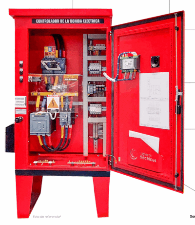 Tablero Chint Contra Incendio NFPA20 | Bomba Principal Arranque Estrella Triángulo | 10 Hp | 220 Vac | ATX100488442