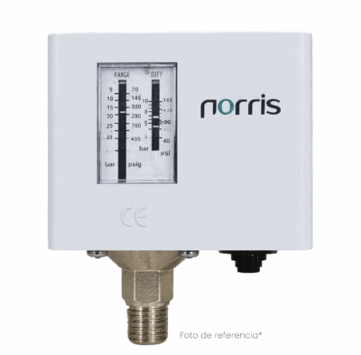 Interruptor Automático de Presión Norris IP65 30 Amp 3-5 HP 110/220Vac